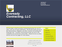Tablet Screenshot of evereadycontracting.com
